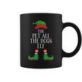 Pets Dogs Elf Matching Group Xmas Family Christmas Coffee Mug