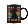 Pitbull Dad Like A Regular Dad But Cooler Pit Bull Owner Dog Coffee Mug