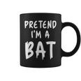 Pretend I'm A Bat Costume Animal Lazy Halloween Party Coffee Mug