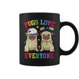 Pride Parade Pugs Love Everyone Lgbt Pugs Gay Pride Lgbt Coffee Mug