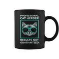 Professional Cat Herder For Cat Mom & Dad - Funny Cat Coffee Mug