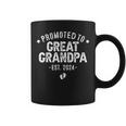 Promoted To Great Grandpa 2024 Soon To Be Great Grandfather Coffee Mug