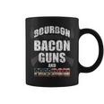 Proud Bourbon Bacon Guns Freedom Independence Day Coffee Mug