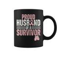 Proud Husband Of Survivor Breast Cancer Survivor Awareness Coffee Mug