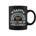 Rainbow Leopard Happy First Day Of Preschool Teacher Student Coffee Mug