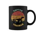 Raptor Trainer Vintage Halloween Velociraptor Retro Style Raptor Funny Gifts Coffee Mug