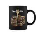 Reading Lovers I‘M Ok For Bookworm Book Lovers Reading Funny Designs Funny Gifts Coffee Mug