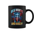 Red White & Boozy Patriotic American Whiskey Drinker Alcohol Coffee Mug