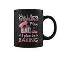 Retired Baker Baking Retirement Retiree Baking Saying Coffee Mug