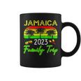 Retro Jamaica Family Vacation 2023 Jamaican Holiday Trip Coffee Mug