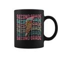 Retro Teacher 2Nd Grade Leopard Cheetah Lightning Bolt Coffee Mug