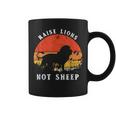 Retro Vintage Raise Lions Not Sheep Patriot Party Coffee Mug