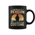 Retro Vintage Silhouette Penguin Halloween Costume 70S Gift 70S Vintage Designs Funny Gifts Coffee Mug