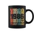 Retro Virgo 1986 32 Yrs Old Bday 32Nd Birthday Coffee Mug
