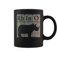Rhino Periodic Table Elements Rhino Lover Rhinoceros Retro Coffee Mug