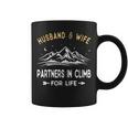 Rock Climbing For Husband Wife Mountain Climbers Hiking Puns Coffee Mug