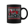 Santa Claus Riding Tractor Farmers Ugly Christmas Sweater Coffee Mug