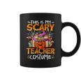 This Is My Scary Teacher Costume Teacher Halloween Coffee Mug