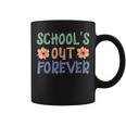 Schools Out Forever Retro Last Day Of School Coffee Mug