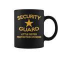 Security Guard Little Sister Protection Sibling Back Coffee Mug