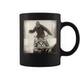 Selfie Cat Finds Bigfoot Sasquatch Cat Bigfoot Photo Coffee Mug