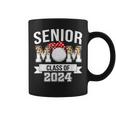 Senior Mom 2024 Volleyball Class Of 2024 Leopard Graduation Coffee Mug