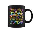 Senior Year 2024 Graduation Class Of 2024 My Last First Day Coffee Mug
