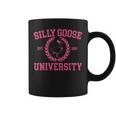 Silly Goose University Pink Goose Funny Meme School Bird Goose Funny Gifts Coffee Mug