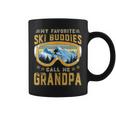 Skiing My Favorite Ski Buddies Call Me Grandpa Coffee Mug