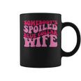 Somebodys Spoiled Blue Collar Wife Someones Spoiled Funny Gifts For Wife Coffee Mug