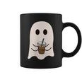 Spooky Season Cute Little Ghost Ice Coffee Halloween Costume Coffee Mug