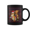 Squirrel Christmas Lights Ugly Sweater Squirrel Lover Coffee Mug