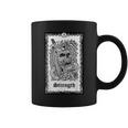 Strength Tarot Card Skull Goth Punk Magic Occult Tarot Coffee Mug