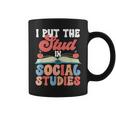 Stud In Social Studies Teacher Social Studies Teaching Gifts For Teacher Funny Gifts Coffee Mug