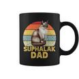 Suphalak Cat Dad Retro Vintage Cats Lover & Owner Coffee Mug