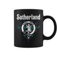 Sutherland Clan Scottish Name Coat Of Arms Tartan Coffee Mug