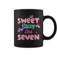 Sweet Sassy And Seven Birthday For Girls 7 Year Old Coffee Mug