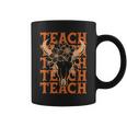 Teacher Western Boho Wild West Bull Skull Back To School Coffee Mug