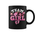 Team Girl Funny Gender Reveal Party Idea For Dad Mom Family Coffee Mug