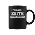 Team Keith Lifetime Membership Funny Family Last Name Coffee Mug