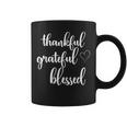 Thanksgiving Thankful Grateful Blessed Thankful Coffee Mug