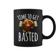Time To Get Basted Beer Thanksgiving Turkey Coffee Mug