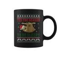 Tis The Season To Be Sleepy Cute Sloth Christmas Ugly Coffee Mug