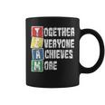Together Everyone Achieves More Team Distressed  Coffee Mug