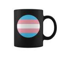 Transgender Pride Flag Circle Discreet Trans Lgbtq Ftm Mtf Coffee Mug