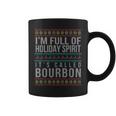 Ugly Christmas Drinking Bourbon Holiday Party Coffee Mug