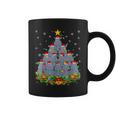 Ugly Christmas Sweater Day Hippo Christmas Tree Coffee Mug