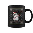 Ugly Christmas Ugly Xmas Sweater Penguin Clarinet Player Coffee Mug