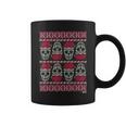 Ugly Skeleton Christmas Sweater Horror Themed Christmas Ugly Coffee Mug