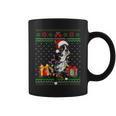 Ugly Sweater Christmas Lights Boston Terrier Dog Lover Coffee Mug